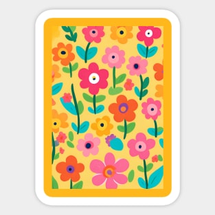 flowers-pattern Sticker